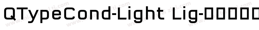 QTypeCond-Light Lig字体转换